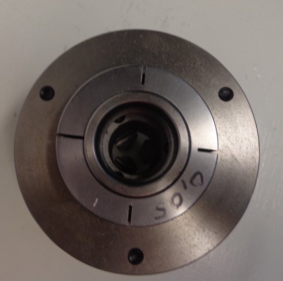 三つ爪チャック "バーテックス "タイプ125・フランジ W-20