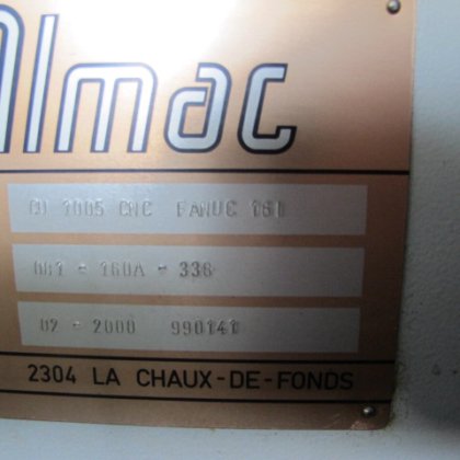 CU-1005 型 "Almac "加工中心