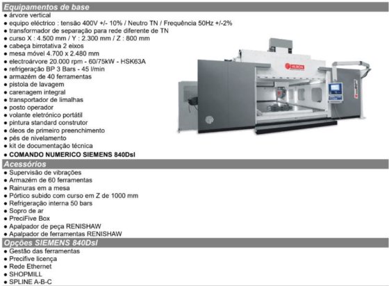 KXG 45-23 型 "HURON "加工中心