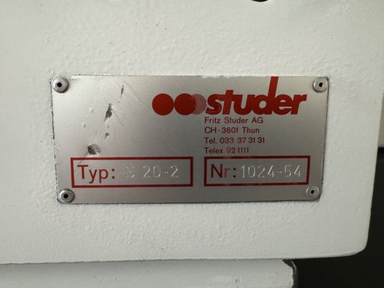 スタダーS-20 2 円筒研削盤