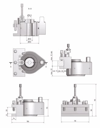 成套钢支架 "Multifix 系统 "SRW A
