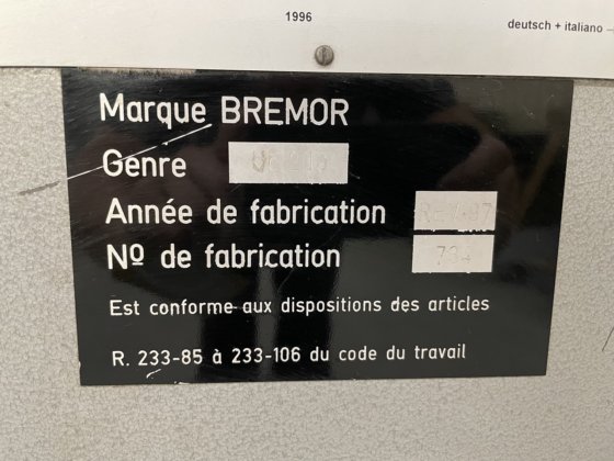 SAND BLASTER “BREMOR” TYPE UNIBLOC