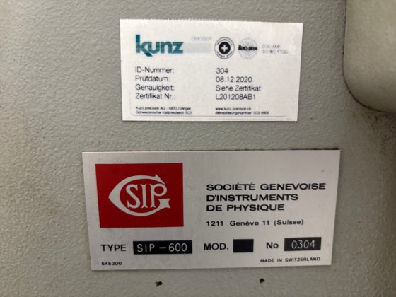 SIP 600 型坐标钻床