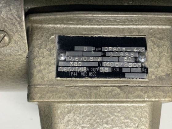 MOTOR ELÉTRICO TIPO "D" DP80B