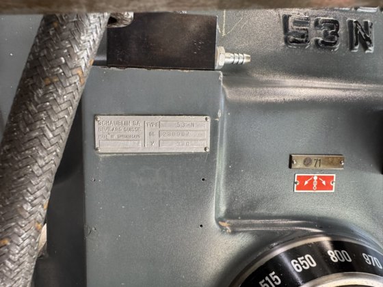 Schaublin" 53N 万能铣床