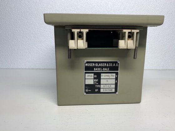 AUTO-TRAFO “MOSER-GLASER” TYP 2003