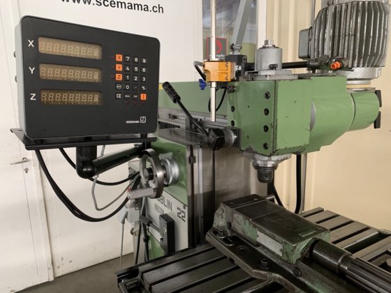 万能フライス盤 22型 シャウブリン