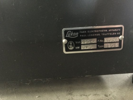 用于 "ROXER "型氧气表壳的干燥柜