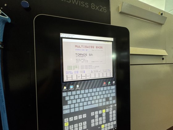 TORNO AUTOMÁTICO CNC TORNOS MULTISWISS