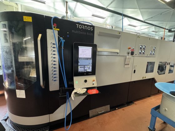 TORNO AUTOMÁTICO CNC TORNOS MULTISWISS
