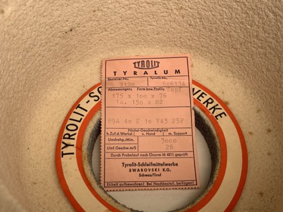 轮胎式 "锅盘 ø 175x100x76