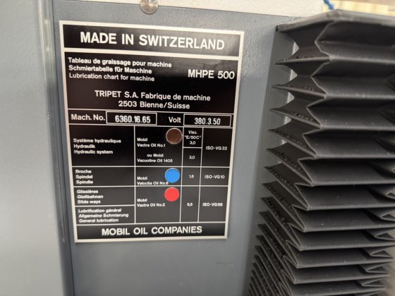 トリペットMHPE-500平面研削盤