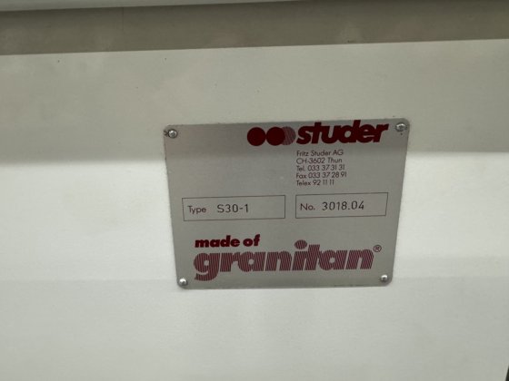 外圆磨床 Studer S30-1