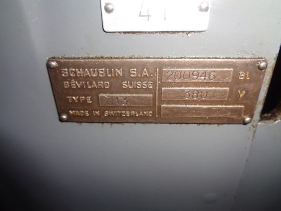 FRESADORA UNIVERSAL SCHAUBLIN 13