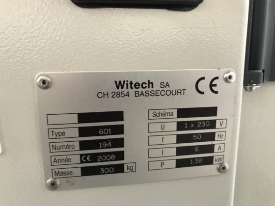 601 型 "Witech "雕刻中心