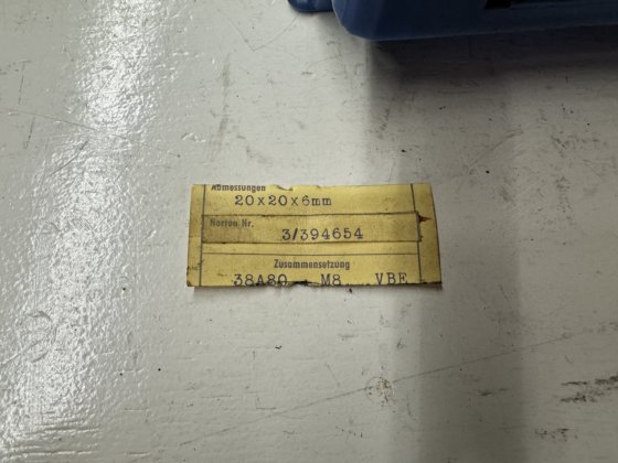 円筒研削ディスク20x20x6セット (約100個)