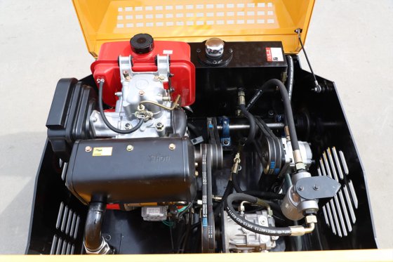 HengWang HW1.2Tダブルドラムロードローラー