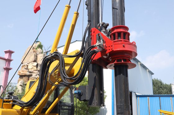 恒旺机锁连杆旋转钻机