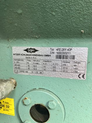 2016 HK REFRIGERATION BITZER 4FE-28Y-40P