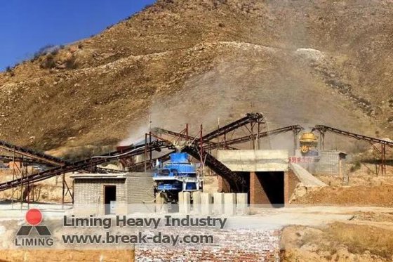 流行设计的采矿设备机械生产线完整的铁矿石破碎生产线