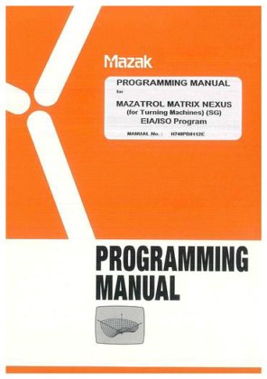 Manual for Used Mazak Machine