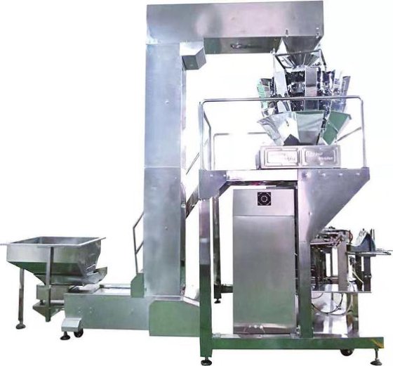 自動 10 頭部複数のヘッド Weigher の野菜フルーツ包装機械