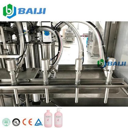 BAIJI 全自動シャンプー ソープ液体洗濯洗剤充填キャッピング ラベリング機