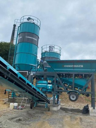 30立方小型移动混凝土搅拌站