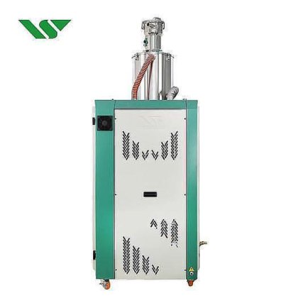 塑料装载机旁的蜂窝转轮除湿干燥机