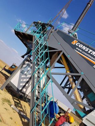 60立方/小时移动混凝土搅拌站