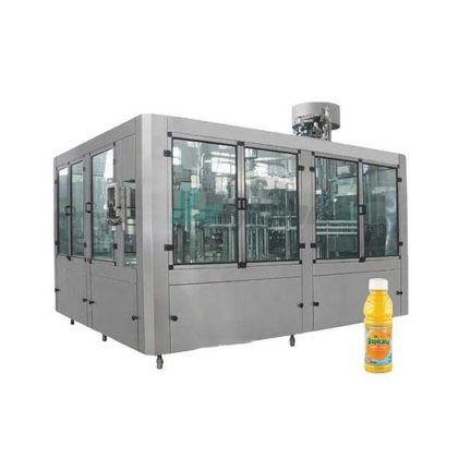 先进的果汁液体灌装和封盖包装机