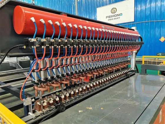 气动BRC建筑钢丝网焊接机 焊接网机