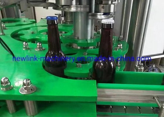 制造商自动碳酸啤酒灌装机330毫升玻璃瓶灌装设备CSD