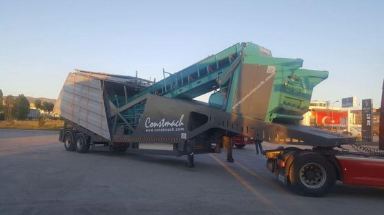 60立方/小时移动混凝土搅拌站