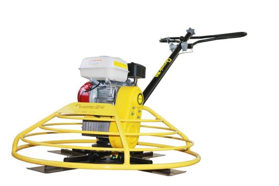 配备汽油发动机的 Dynamic 高效混凝土动力抹光机