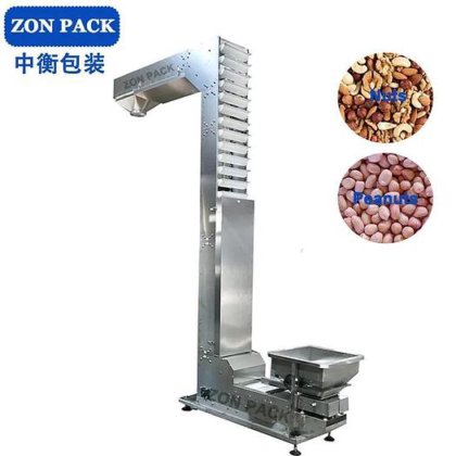 用于花生的小型自动不锈钢输送机电动 Z 型斗式提升机喂料机