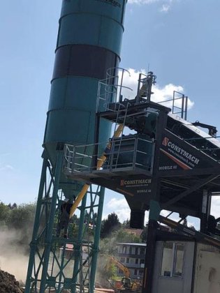 60立方/小时移动混凝土搅拌站