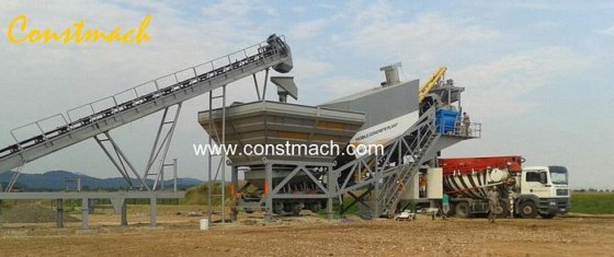 60立方/小时移动混凝土搅拌站