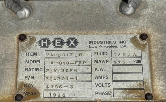 1986 HEX HA-848-FSP