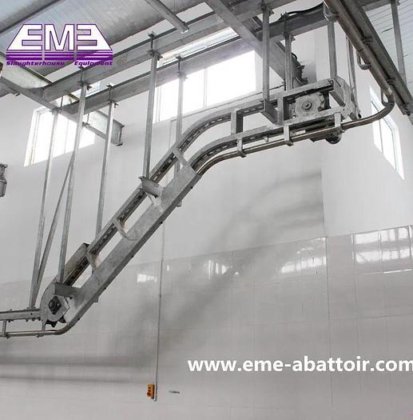 四分之一胴体斜坡卸载机 牛屠宰场设备 牛肉机械 清真屠宰中的牛肉机械