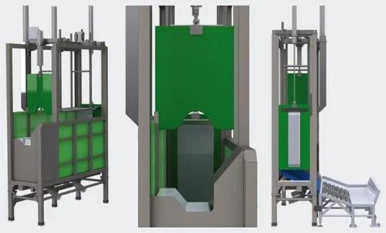 用于屠宰场设备的活牛剔骨箱肉类加工机 牛屠宰机
