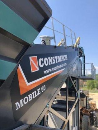 60立方/小时移动混凝土搅拌站