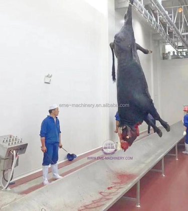 牛屠宰机械 牛出血自动输送导轨（管式导轨、双导轨、平导轨）