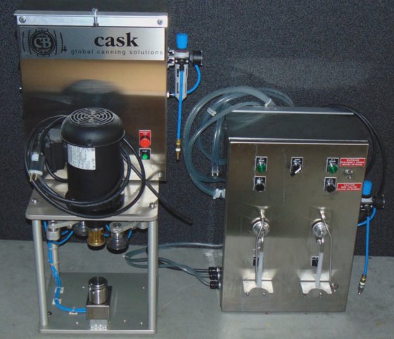 Cask MCS-100 MCF-100 Manual Canning System Line Beer Canning in Port ...