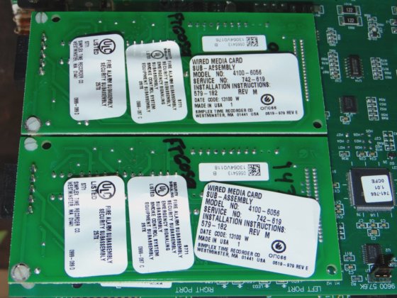 SIMPLEX 4100-9112 2X40 MASTER CONTROLLER INTERFACE PANEL WITH POWER ...