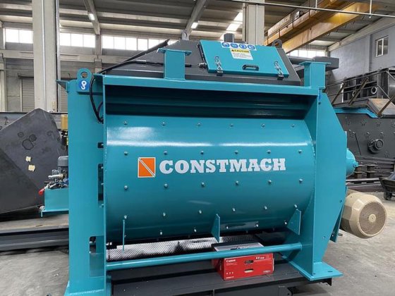 二軸コンクリートミキサー