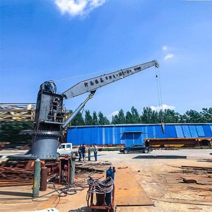 小型500公斤液压臂式装船起重机到岸起重机