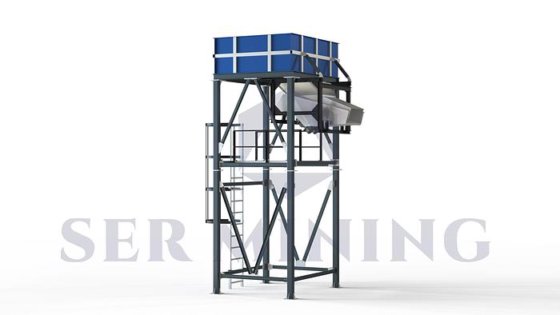 効率的な二次供給と製品積載のためのホッパーシステム