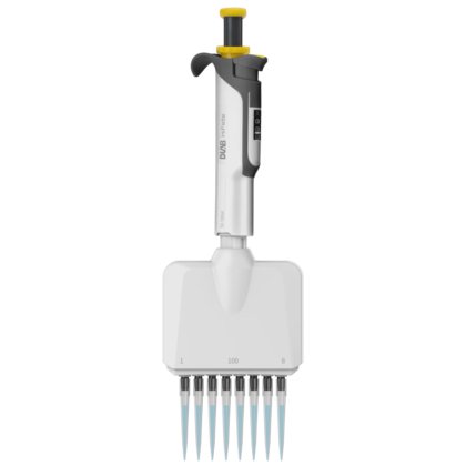 DLAB HiPette 全消毒手动8道可调式彩色移液器