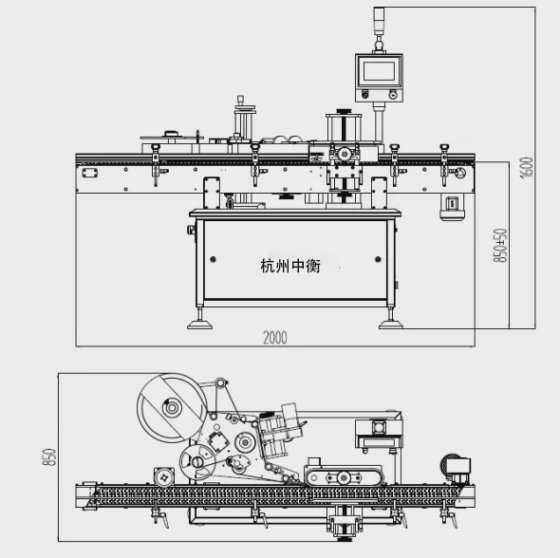 中国高品质全自动圆瓶贴标机